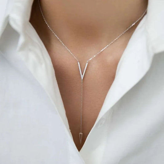 Bold Elongated Necklace