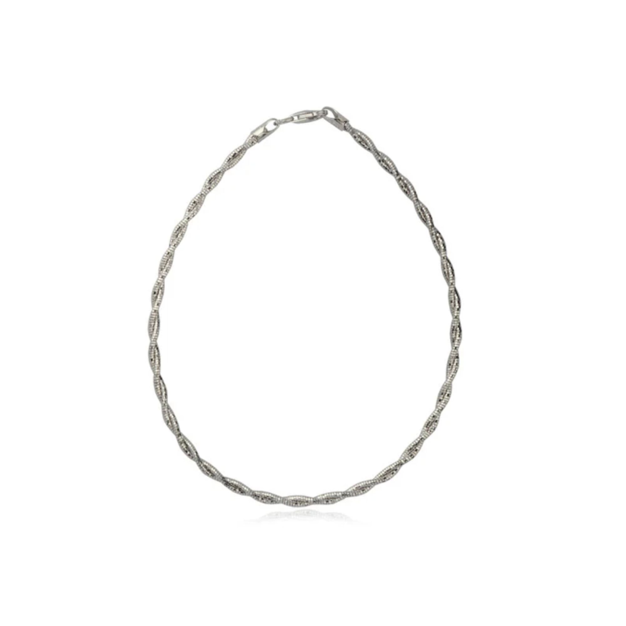 925 Silver Twist Anklet