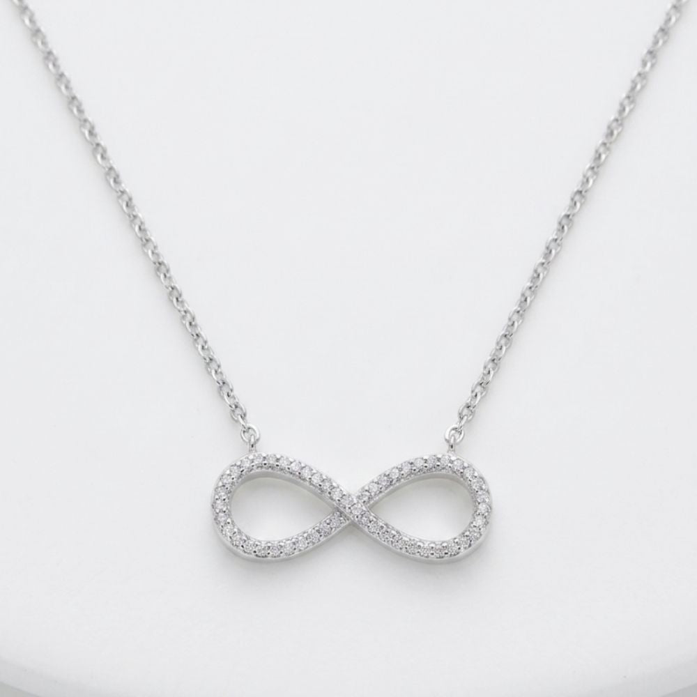 Infinity Pavé Necklace
