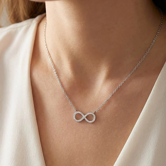 Silver Endless Love Necklace