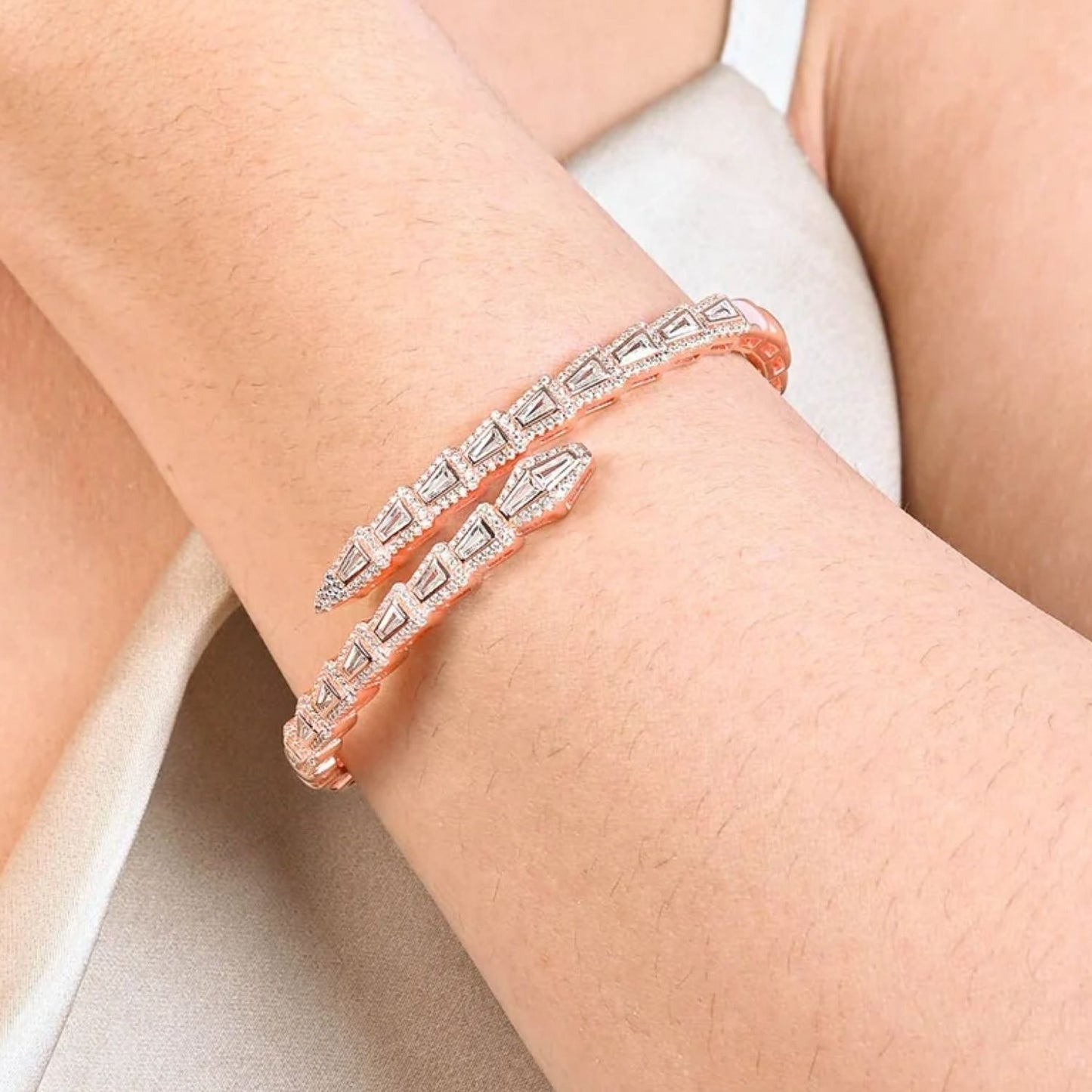 Trion Edge Silver Kada
