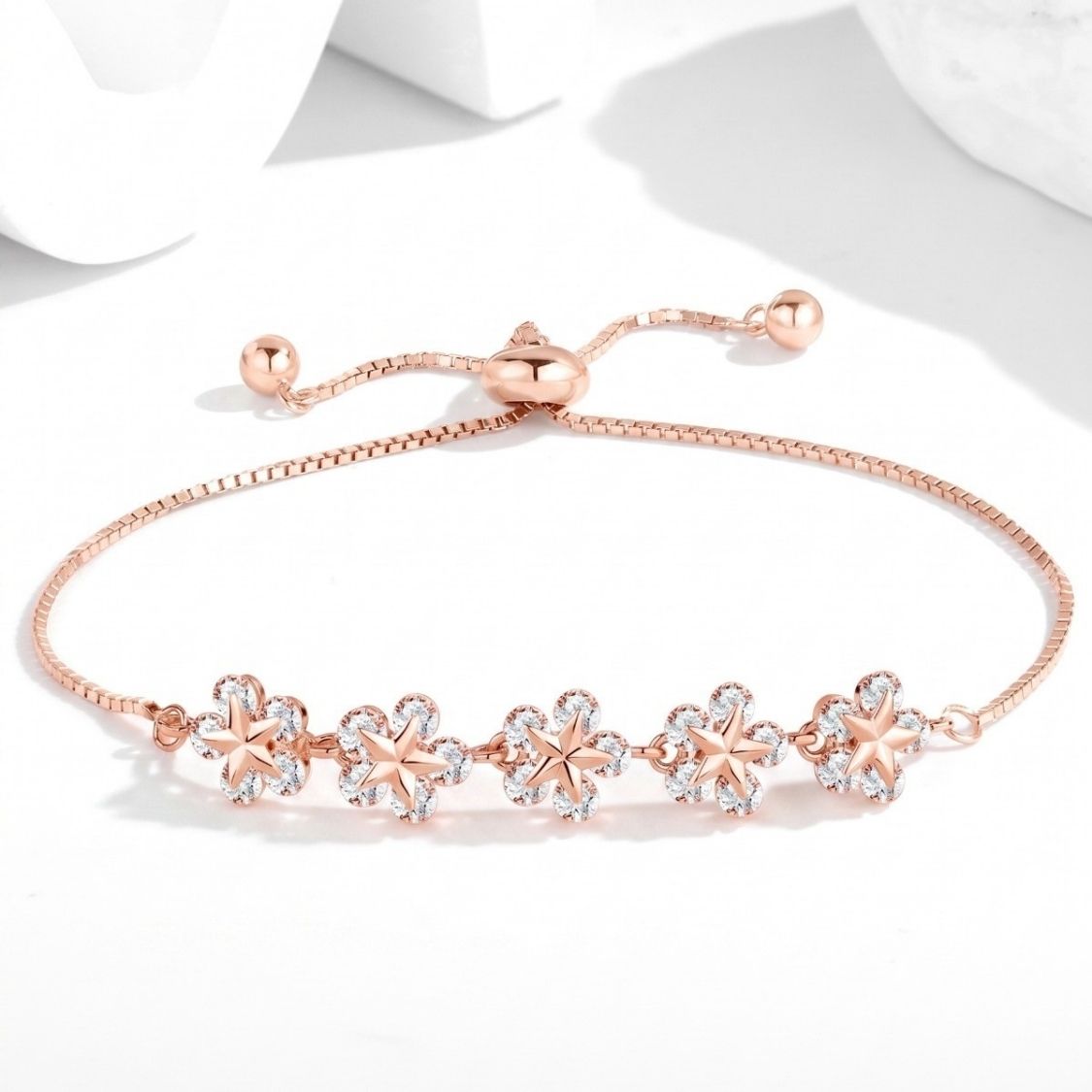 Star Bloom Adjustable Bracelet