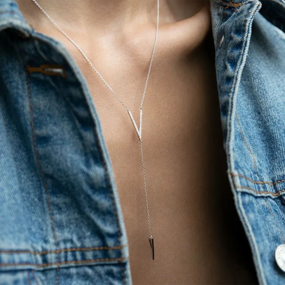 Bold Elongated Necklace