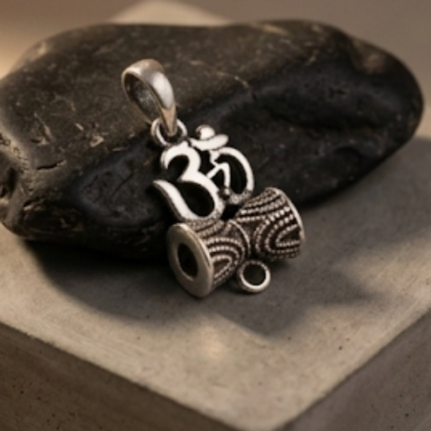 Shiva's Rhythm Damru Pendant