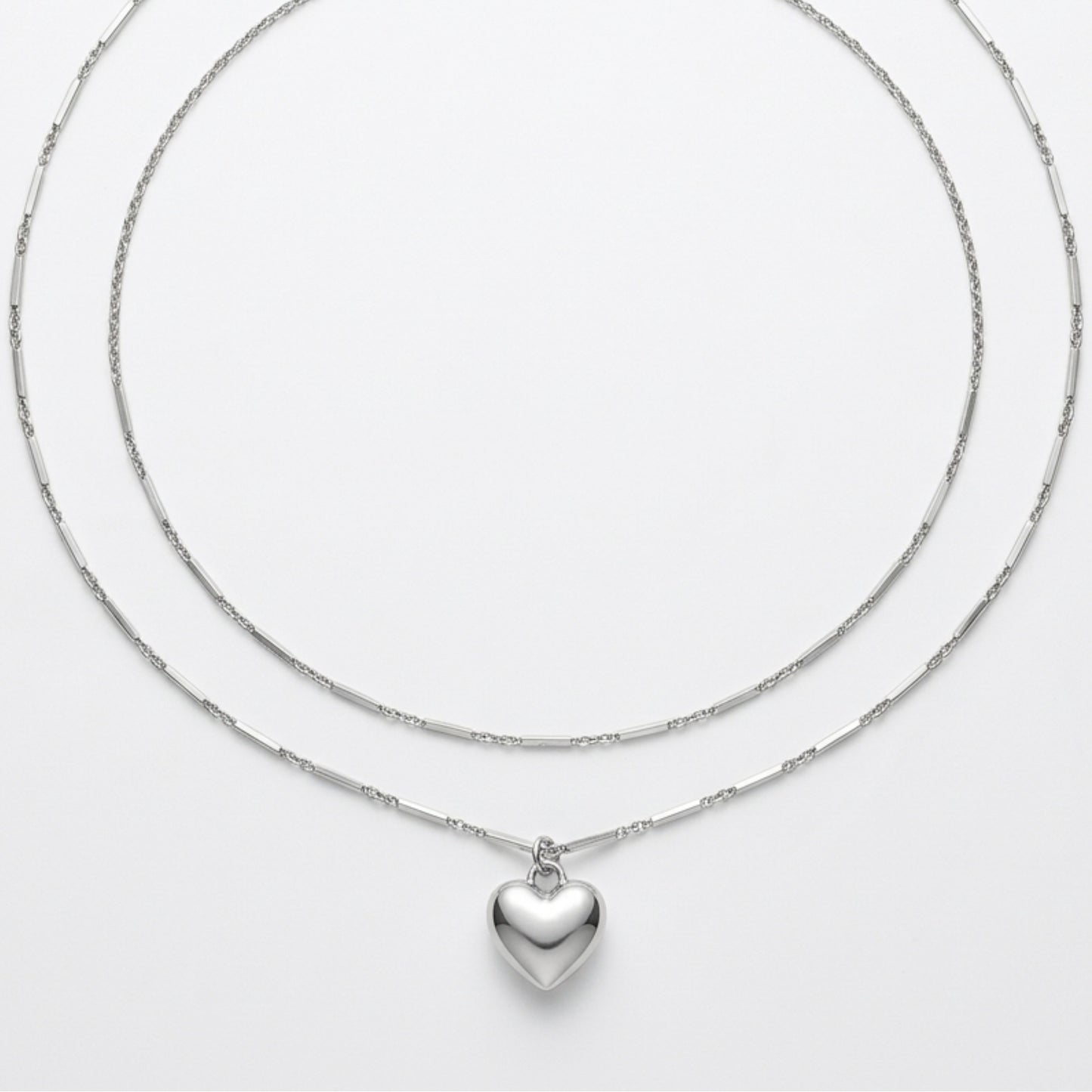 Majestic Silver Scroll Chain, 925