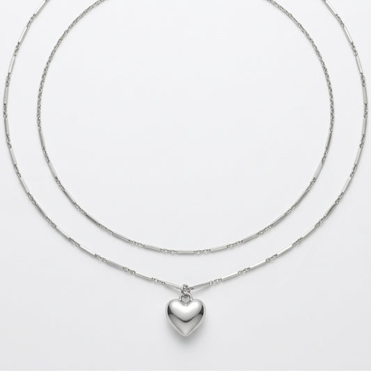 Majestic Silver Scroll Chain, 925