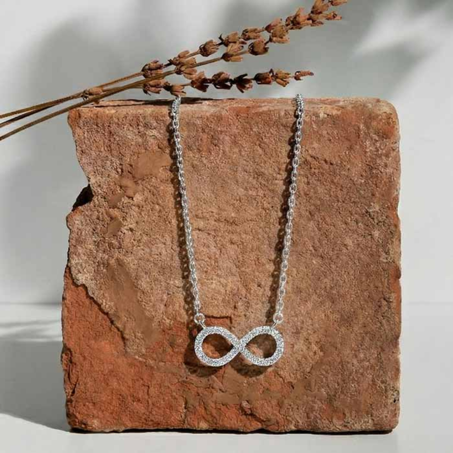 Silver Endless Love Necklace