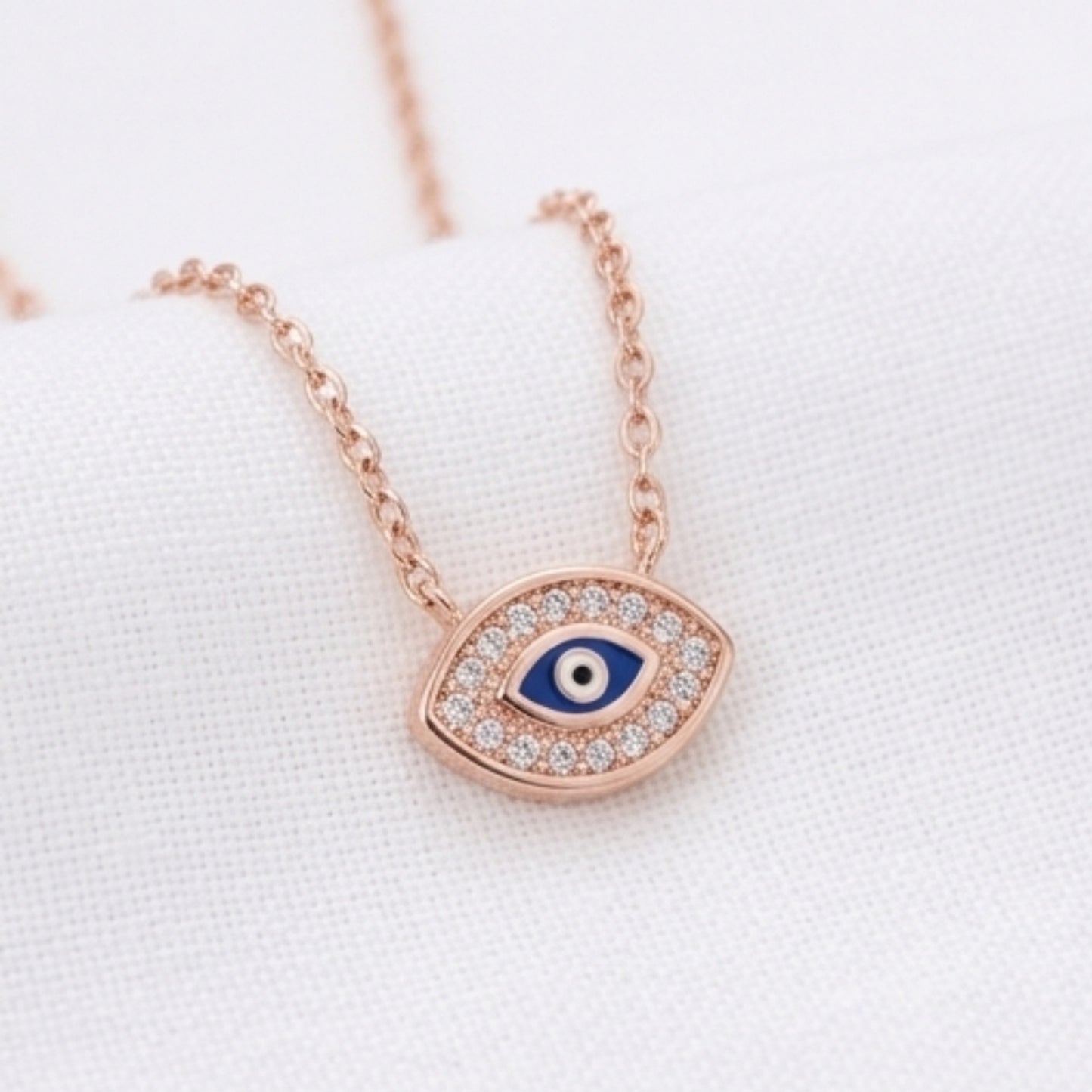 Opulence Evil Eye Charm Necklace