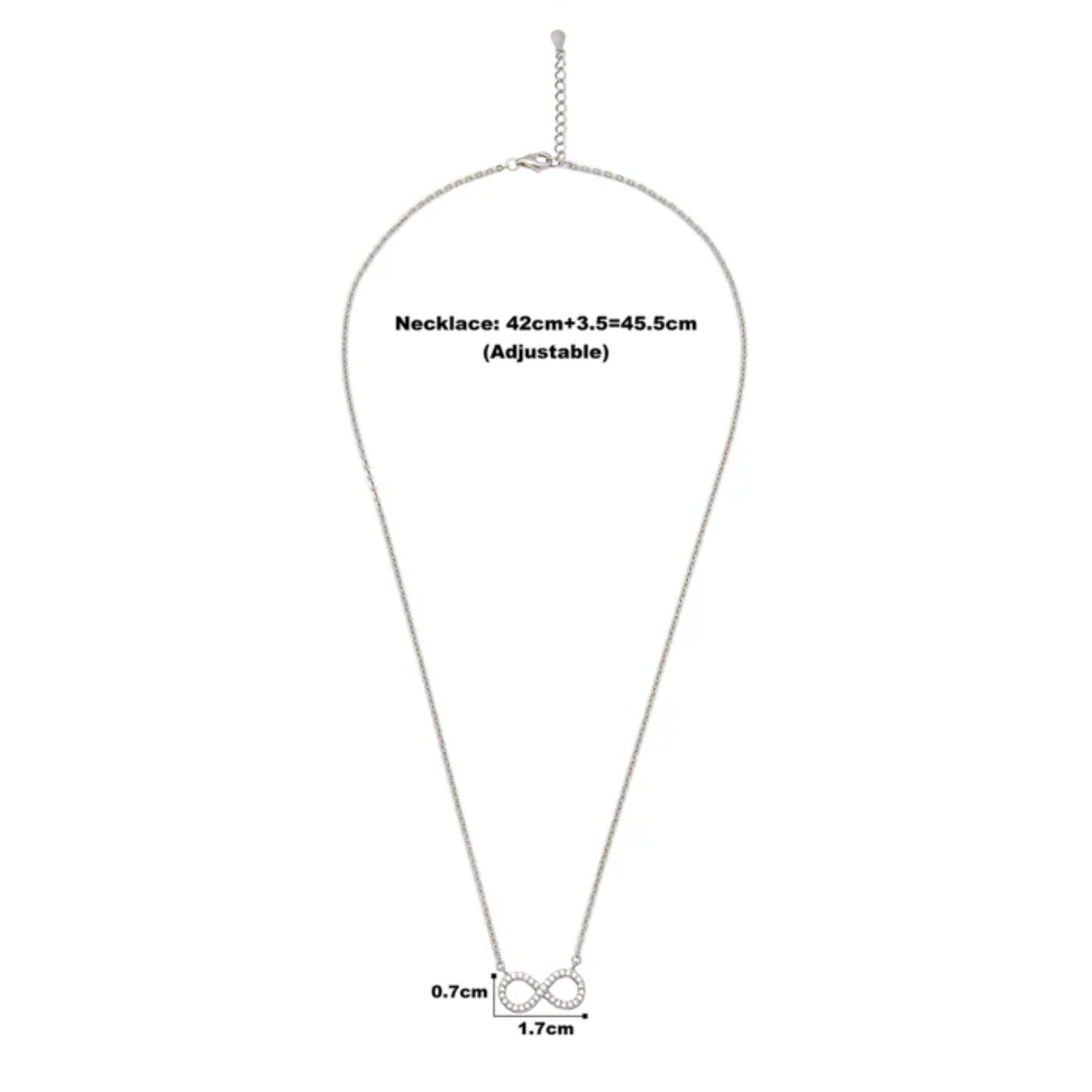 Silver Endless Love Necklace