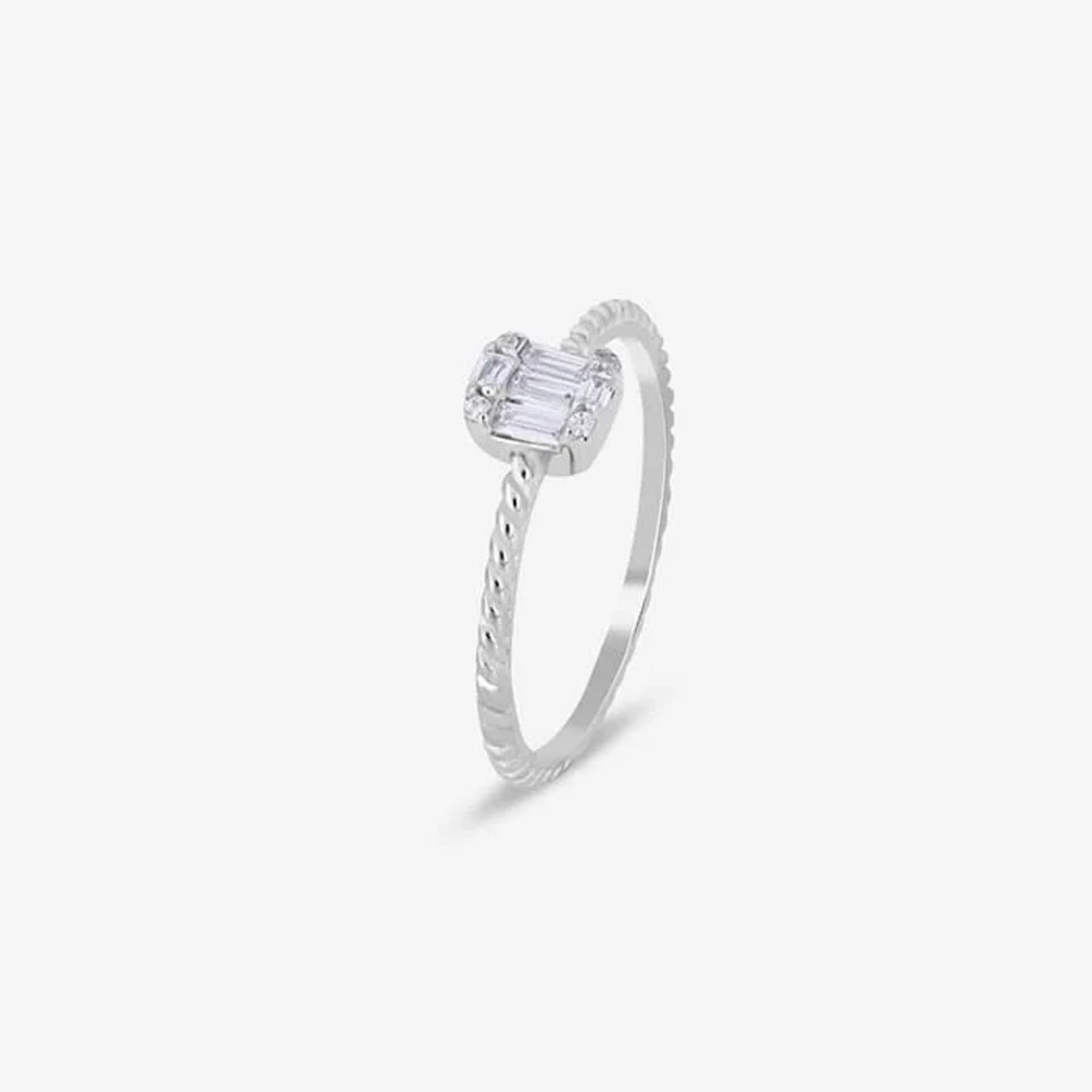 Silver Symphony Stack Rings