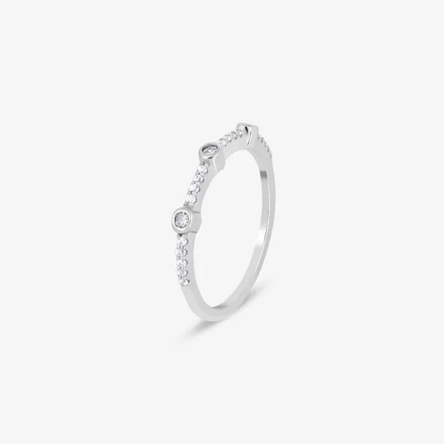 Silver Symphony Stack Rings