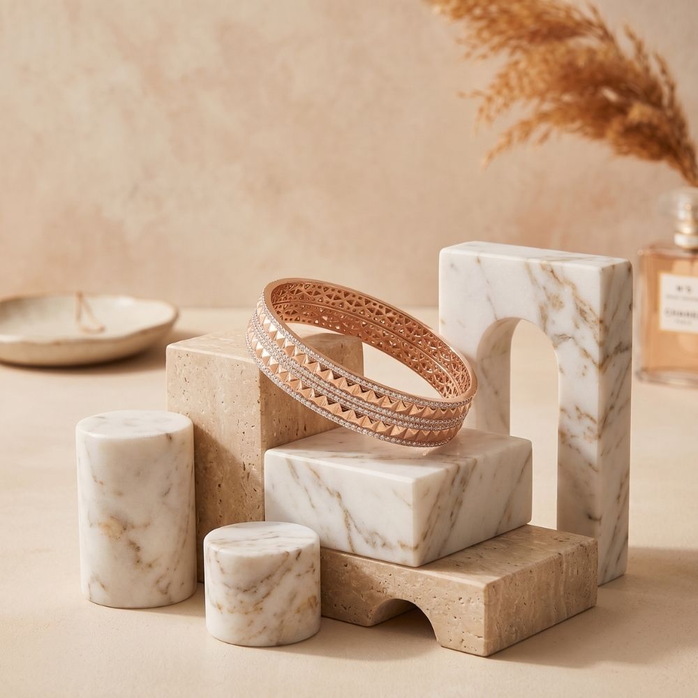 Octagonal Filigree Bangle Set