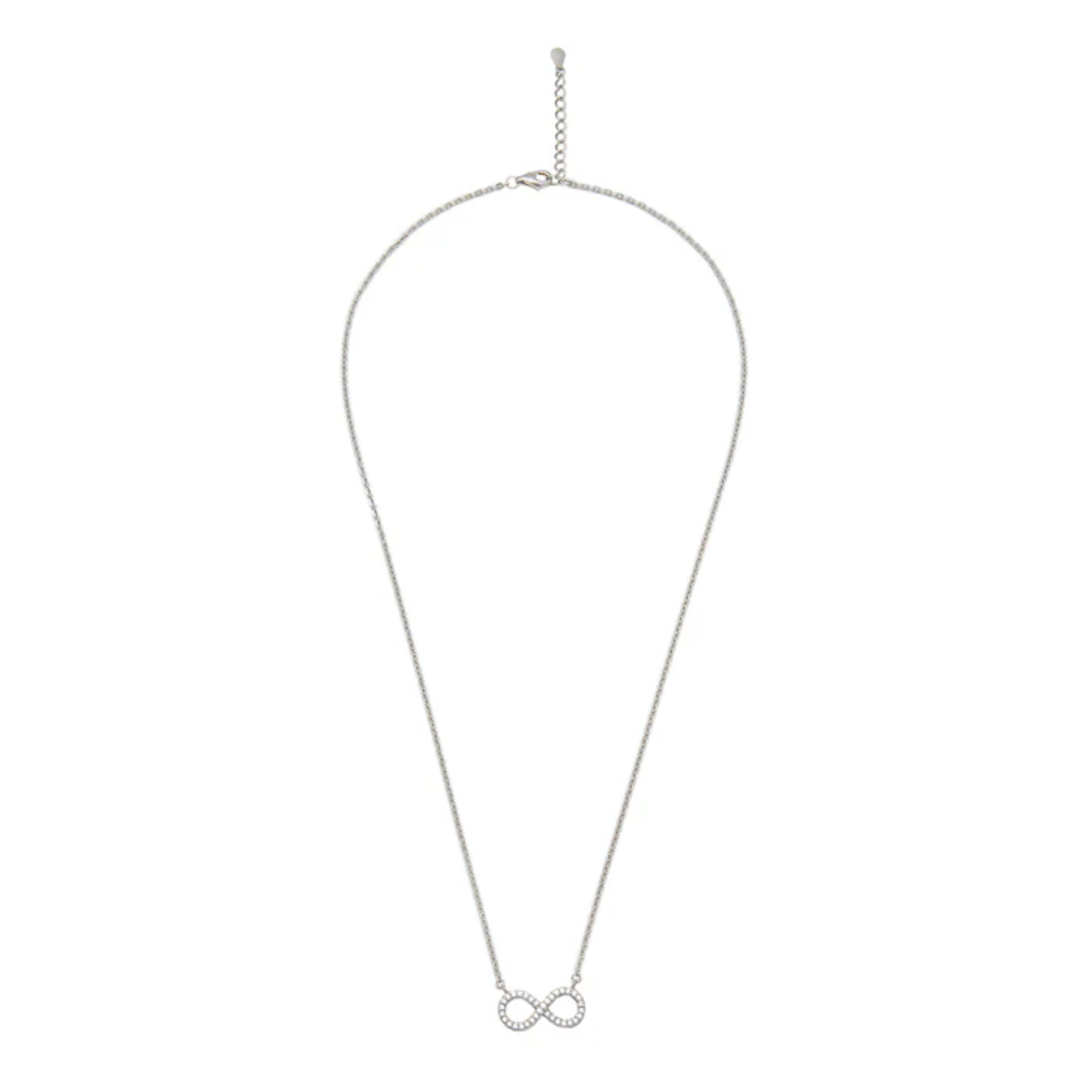 Silver Endless Love Necklace