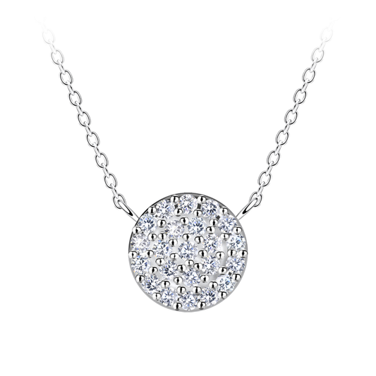 Minimalist Circle Pendant Necklace