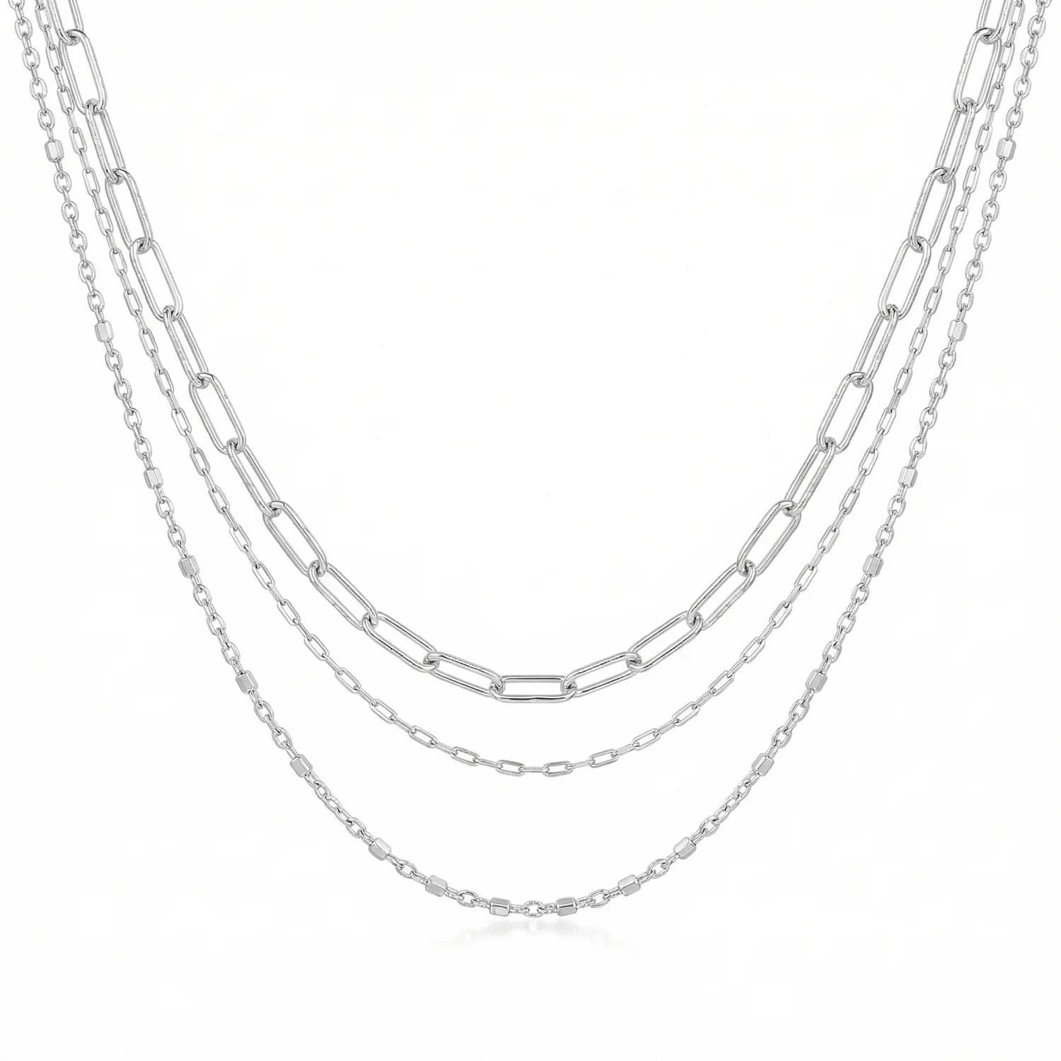 Silver Layered Chain