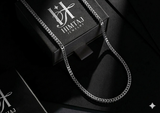 Blackened Flat Snake Chain