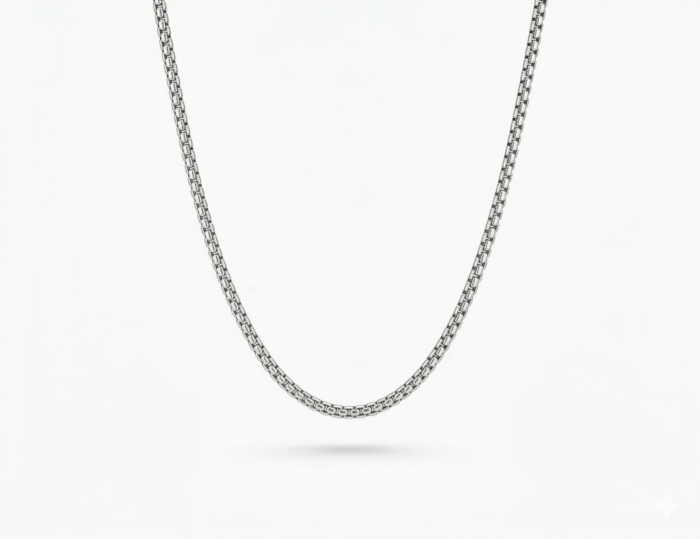 Sterling Silver Box Chain Necklace