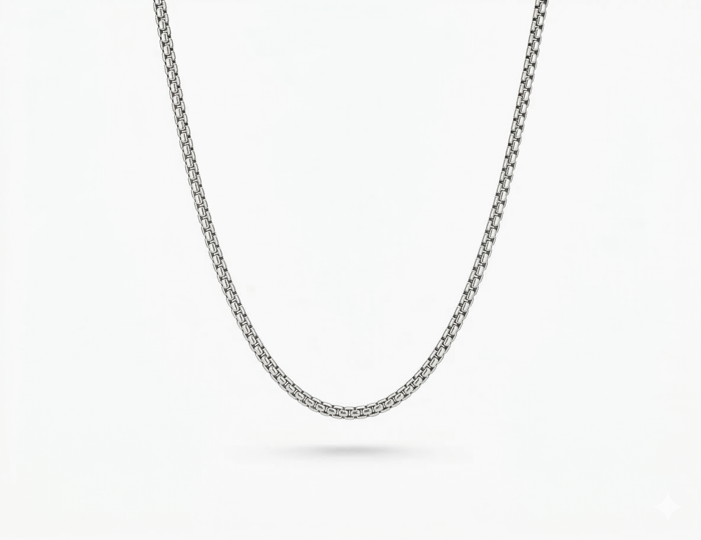 Sterling Silver Box Chain Necklace