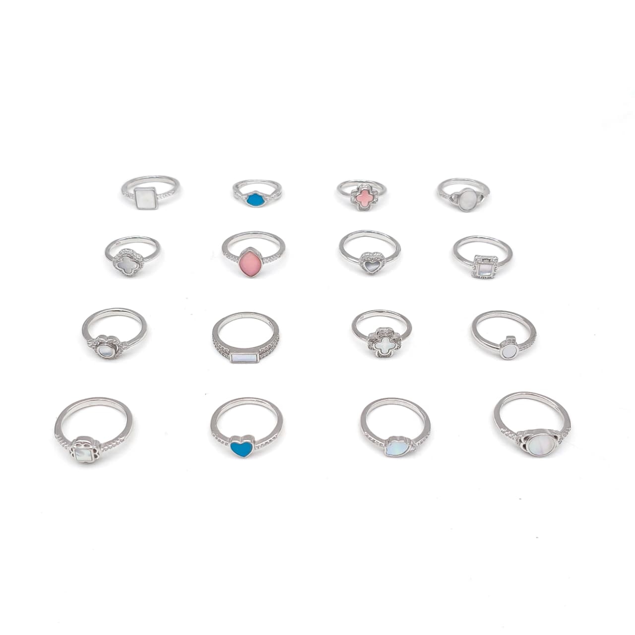 Kids Enamel & Stone Ring Collection